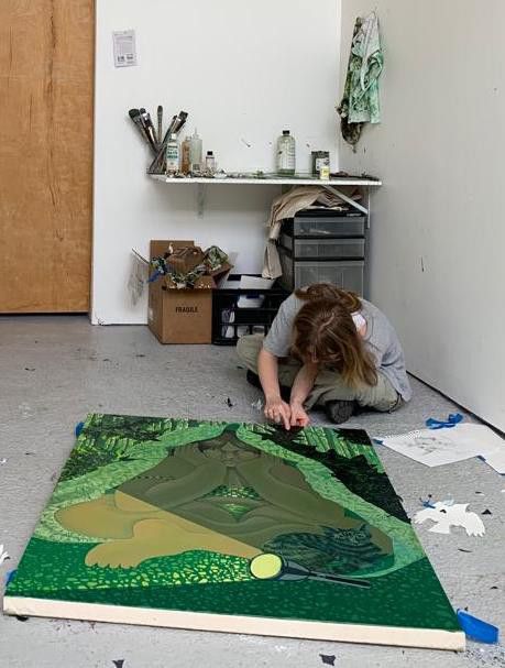 Emma Eichorn's studio